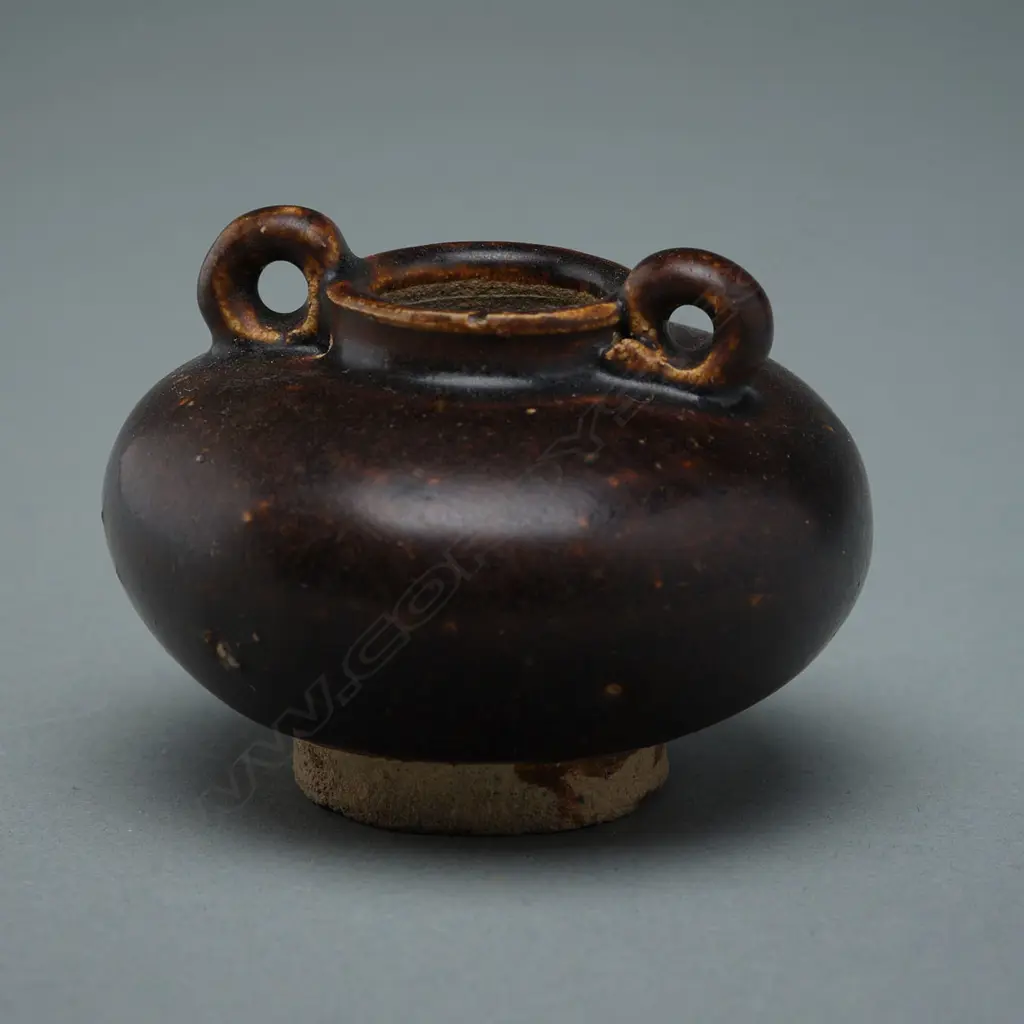 Stoneware bottle - Sawankhalok - 13th to 16thC Image 1++